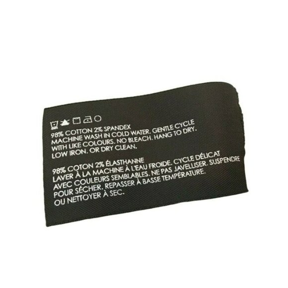 Club Monaco Cotton Spandex Blend Denim Blazer Blue Size 4 RR - Picture 9 of 9